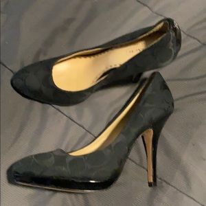 Coach high heels size 7.
